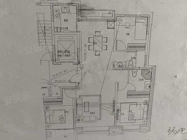 中南樾府4室2厅2卫132㎡南北122万