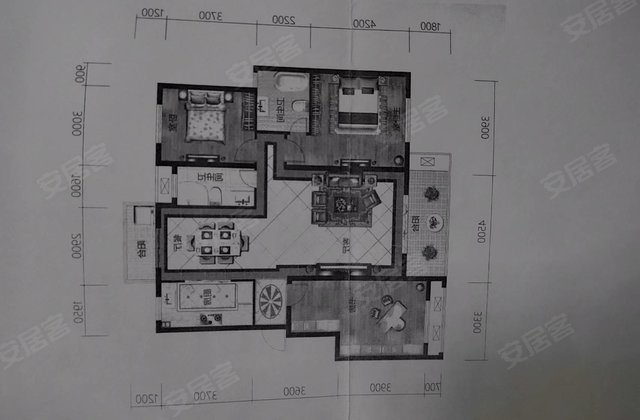 文商城3室2厅140㎡40万二手房图片
