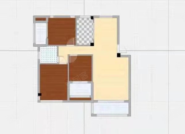 中医院家属楼2室2厅1卫90㎡南北26万