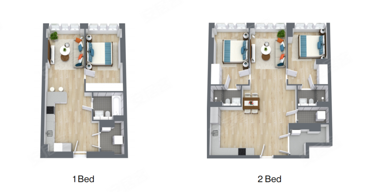 英国大曼彻斯特约¥276万曼彻斯特-市中心M1地段精装修连锁品牌公寓新房公寓图片