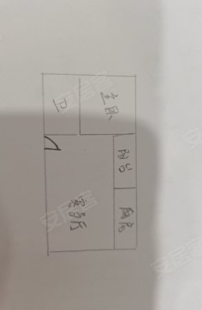 金龙广场1室1厅1卫62.8㎡北58万