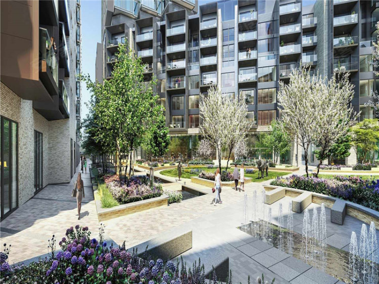 英国大伦敦约¥784万未来金融科技中心 “钱景”巨大新房公寓图片