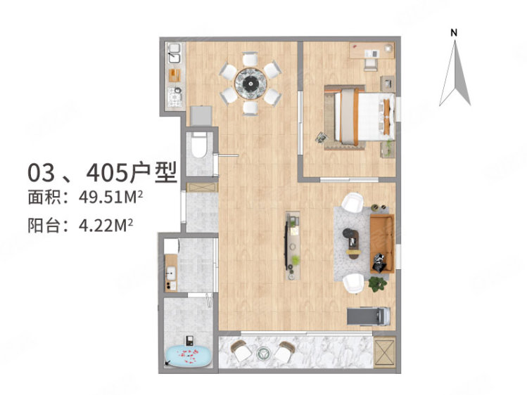 日本大阪府大阪市城东区¥175万大阪城公园v-03户型走路可达大阪城公园 带租约新房公寓图片