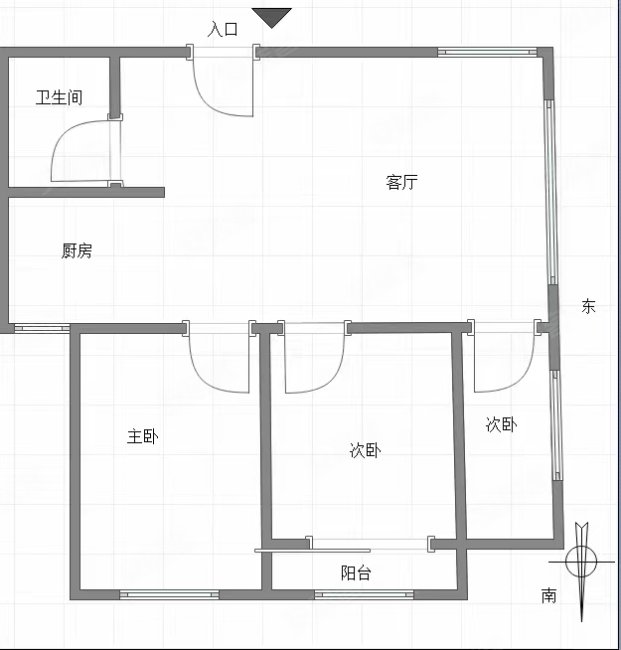 迎祥大楼3室1厅1卫76㎡南140万