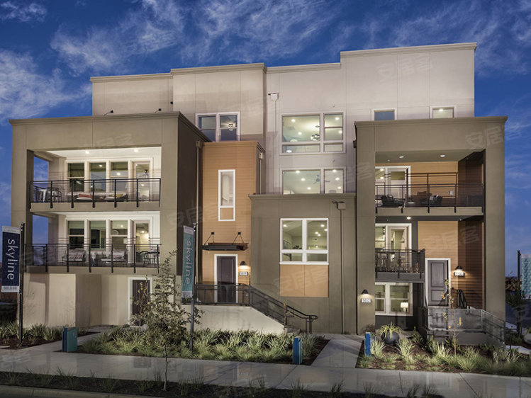美国加利福尼亚州旧金山约¥583万旧金山湾区 都柏林 3房复式公寓BLVD社区  超大会所新房公寓图片