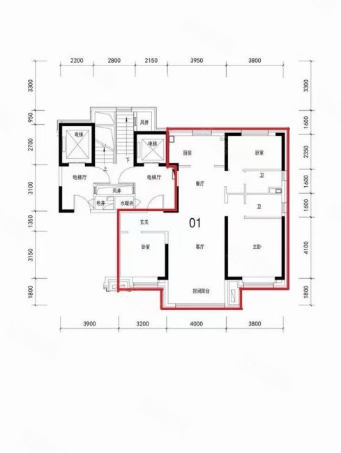 碧桂园玖珑湾3室1厅2卫127㎡南北45万