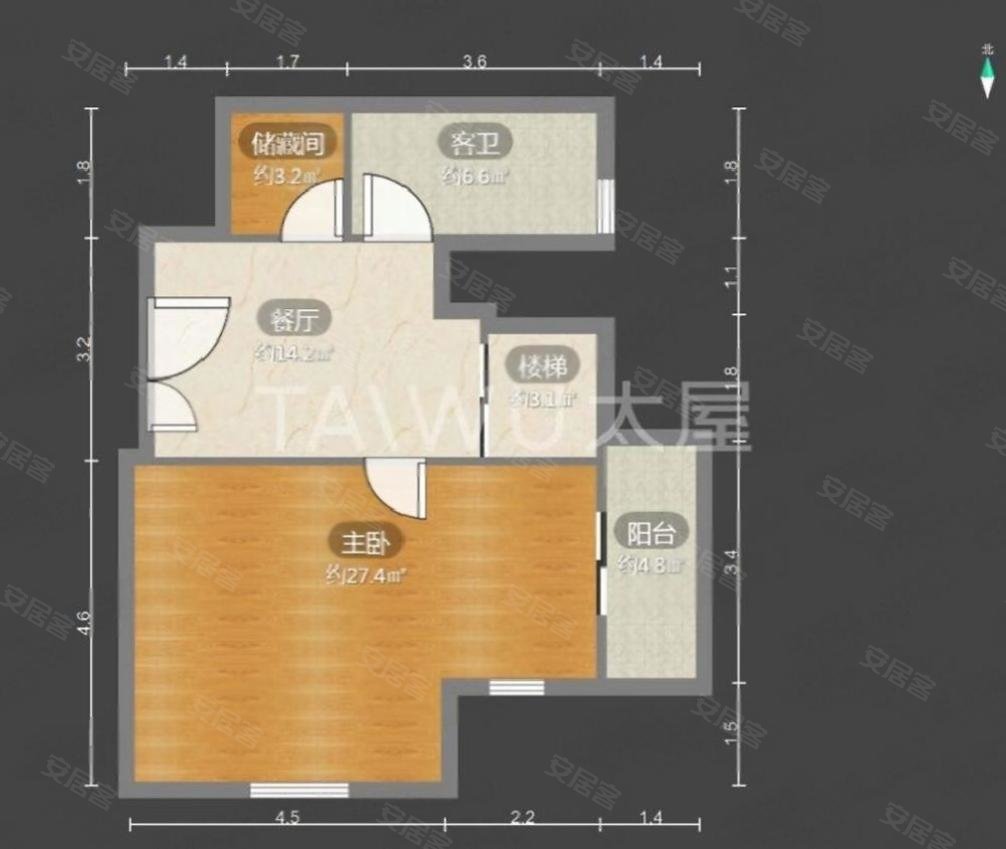 欧香名邸(公寓住宅)5室3厅4卫321.95㎡南2100万