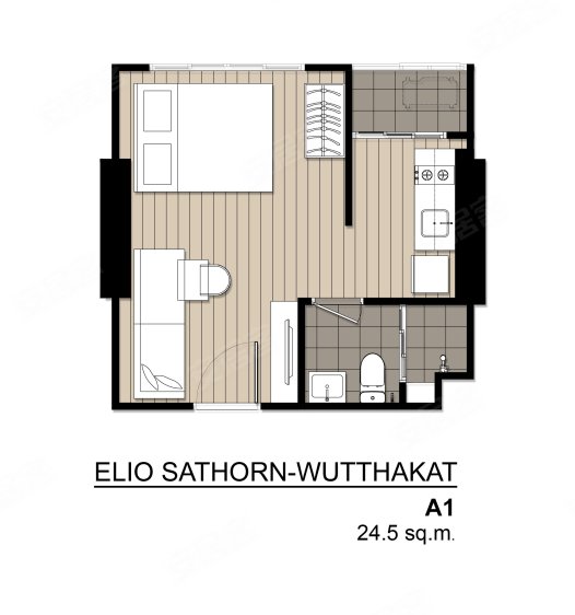 泰国曼谷约¥46～73万暹罗绿洲Elio Sathorn Wutthakat新房公寓图片