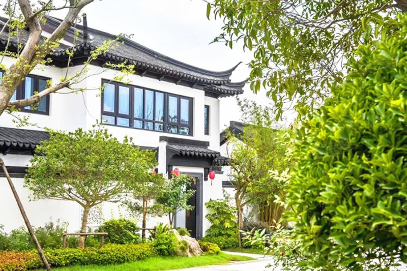 (220平花园)独栋别墅|西太湖畔|独门独院|中式徽派园林,江南印象二手