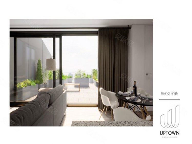 英国大曼彻斯特曼彻斯特约¥282～289万曼彻斯特市中心尚嘉国际小区公寓 面对城市风景新房公寓图片