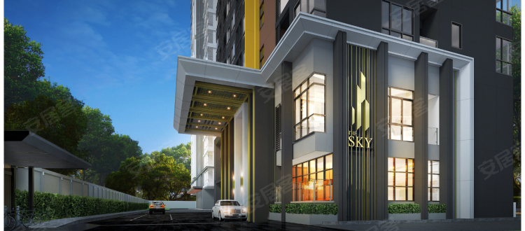 泰国曼谷约¥148万曼谷顺天立景公寓The Sky Sukhumvit新房公寓图片