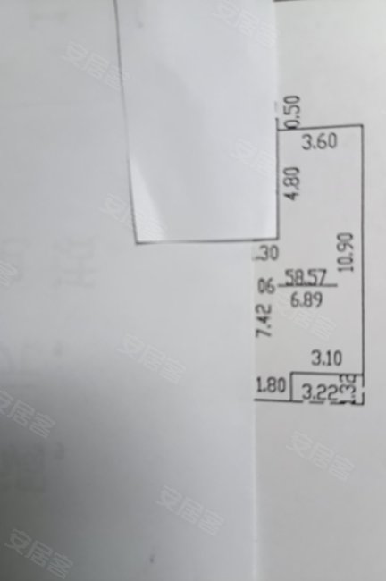 禹南中区家属院2室1厅1卫58.57㎡南北11万