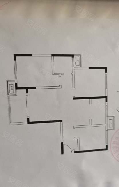 融辉清华园F2区3室1厅1卫97.28㎡东50万