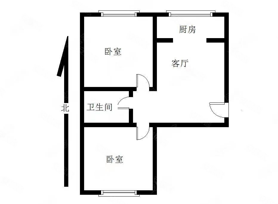 农科苑2室2厅1卫70㎡南北22.8万