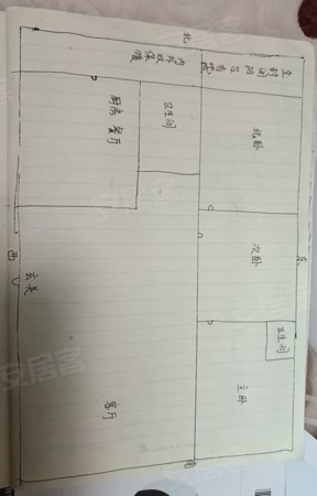 城基河畔花园3室2厅2卫134㎡南北65万