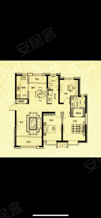 玉兔小区5室3厅3卫150㎡南北59万