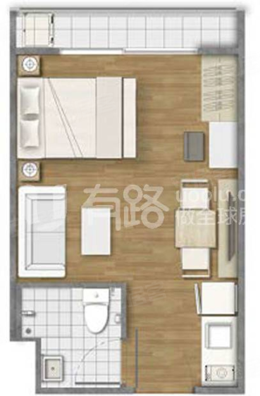 泰国曼谷¥17万【出租无忧】17万起投泰国曼谷大学城公寓（-）新房公寓图片