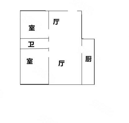 宝地锦绣城1室1厅1卫45㎡南北33万