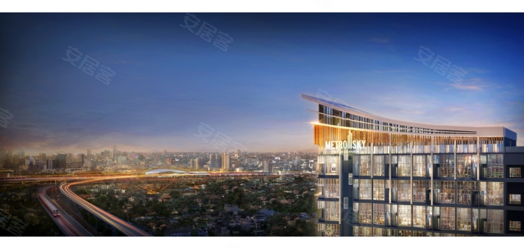 泰国曼谷约¥49～85万天元丽舍普拉查传Metro Sky Prachachuen新房公寓图片