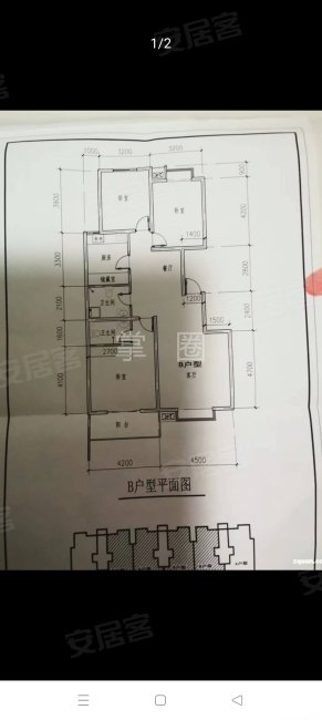 碧海花园3室2厅2卫135.6㎡南北60万