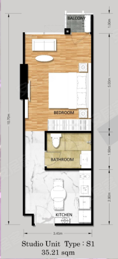 柬埔寨金边约¥41～244万金边  区大型住宅——— 豪宅ORKIDE新房公寓图片