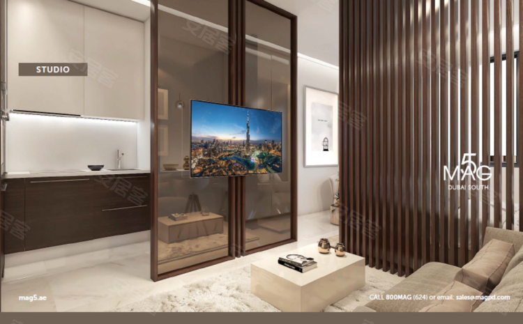 阿联酋迪拜酋长国迪拜约¥67～90万迪拜南城世博园区MAG5林荫大道新房公寓图片