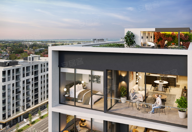 澳大利亚新南威尔士州悉尼约¥312～502万悉尼Mascot内城区精装住房公寓新房公寓图片