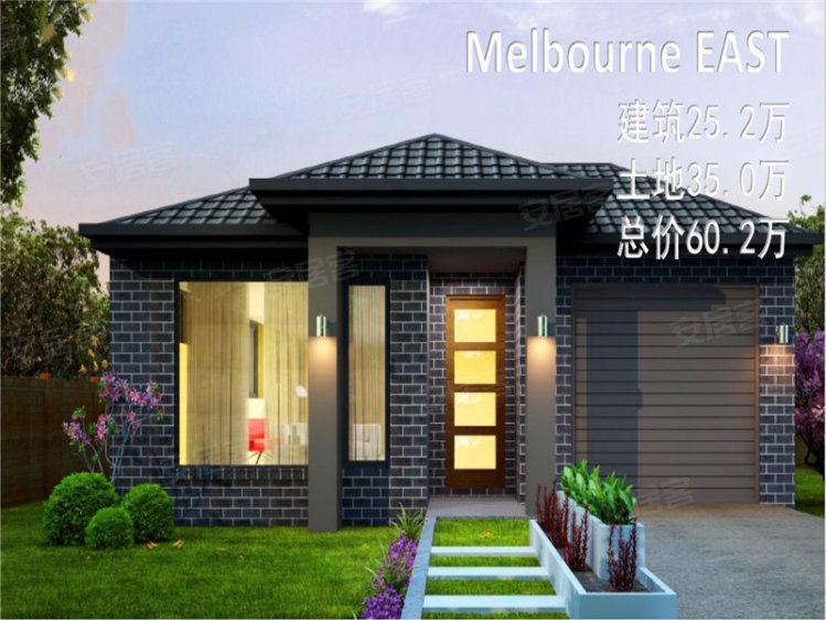 澳大利亚维多利亚州墨尔本约¥382万开发商直售，墨尔本水云居别墅新房独栋别墅图片