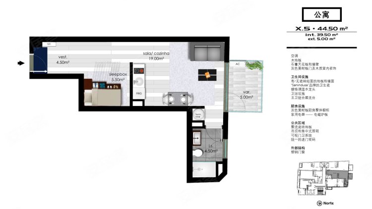葡萄牙里斯本区里斯本约¥207～410万【里斯本公寓】Saldanha市中心新项目新房公寓图片