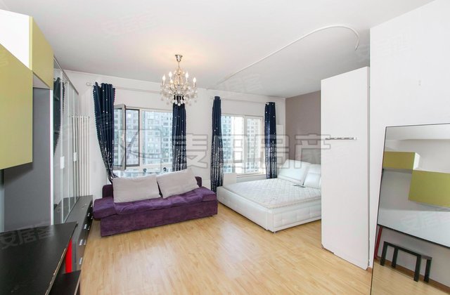 苹果社区(南区)1室1厅55.28㎡295万二手房图片