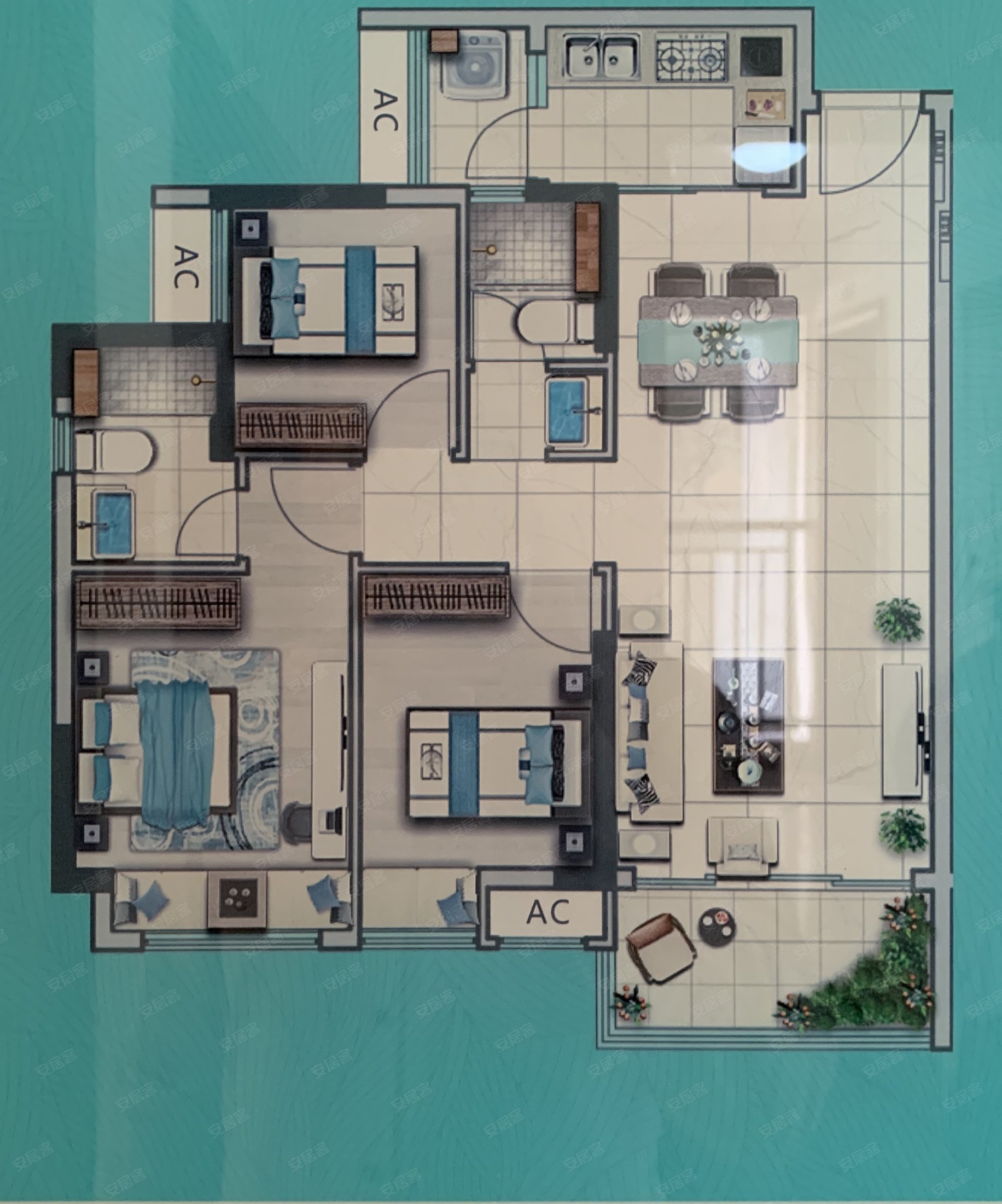 天鹿花园 红本在手 产权清晰 满五随时看房 来电送家具