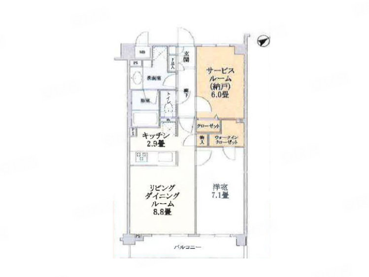 日本东京都约¥232万リシェ上野毛二手房公寓图片