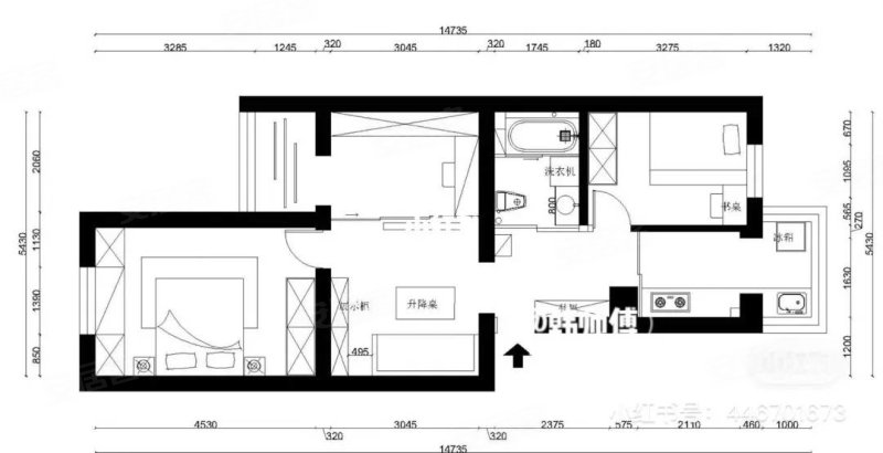 兴盛小区(富拉尔基区)2室1厅1卫93㎡南北28万