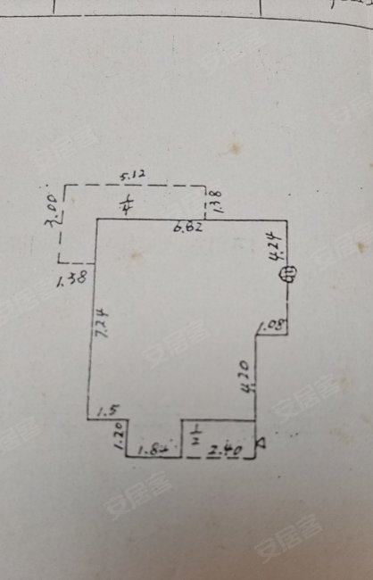 老下陆街8-15号小区2室1厅1卫61.14㎡南北19万