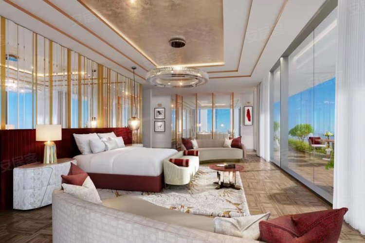 阿联酋迪拜酋长国迪拜约¥132～492万迪拜市中心运河旁高定住宅 可拿永居 5%意向金 永久产权新房公寓图片