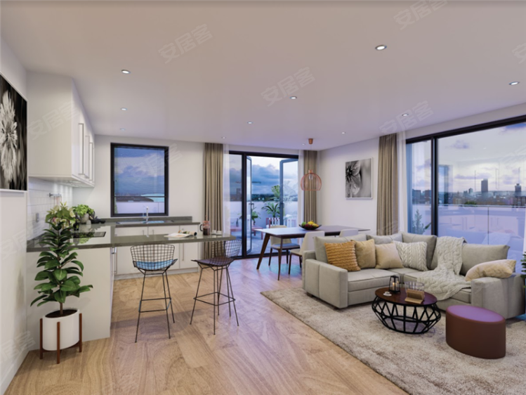 英国大曼彻斯特曼彻斯特约¥236万曼彻斯特 NO.1 Trafford Wharf新房公寓图片