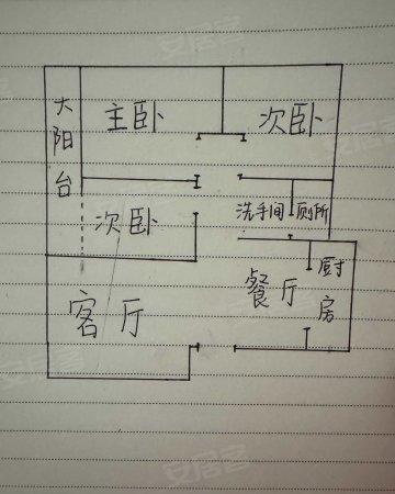 新兴小区(1-13,21号)3室2厅1卫125㎡南北30万