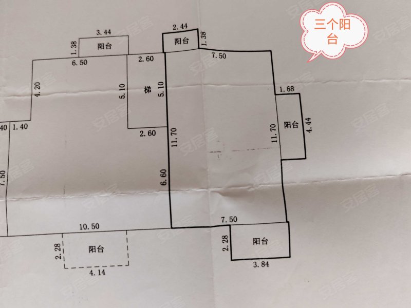 银河湾城市茗苑3室2厅1卫109㎡南108万