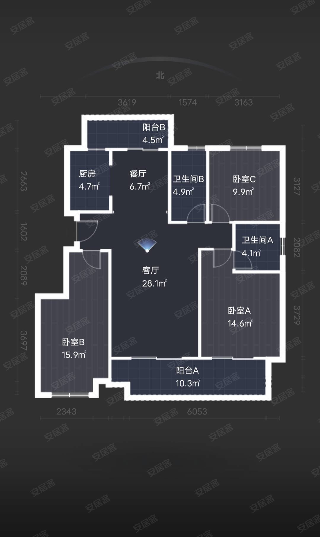 仅售110,白鹭金岸二手房,110万,3室2厅,2卫,120平米-临沂安居客