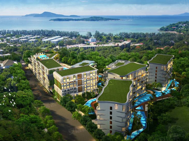 泰国普吉府普吉岛约¥58万普吉岛拉威海滩＊水星之城新房酒店公寓图片