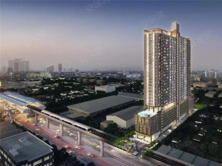 泰国曼谷约¥49万50万人民抢泰国曼谷Sukhumvit 117河景房新房公寓图片