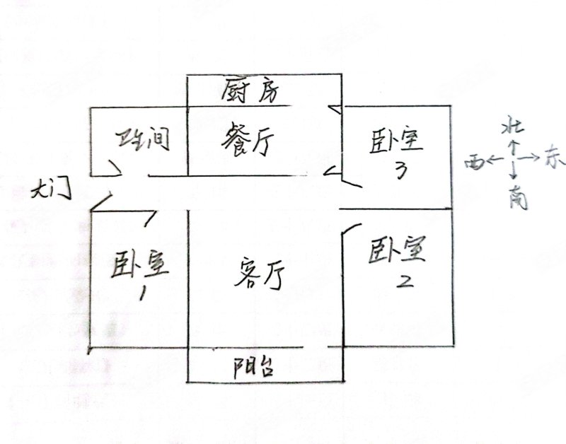 市司法局家属院3室2厅1卫110㎡南29万