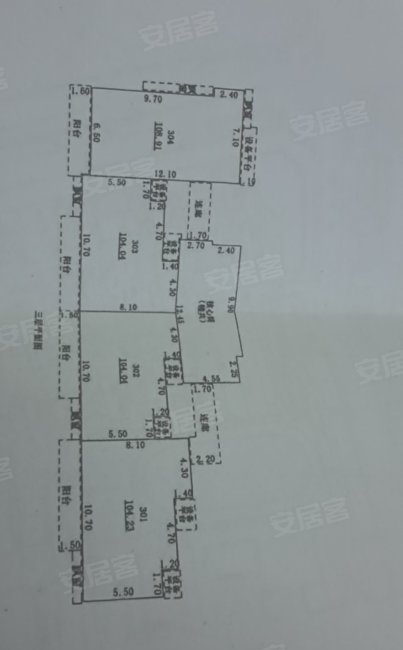 朗成星空3室2厅2卫105㎡南129.8万