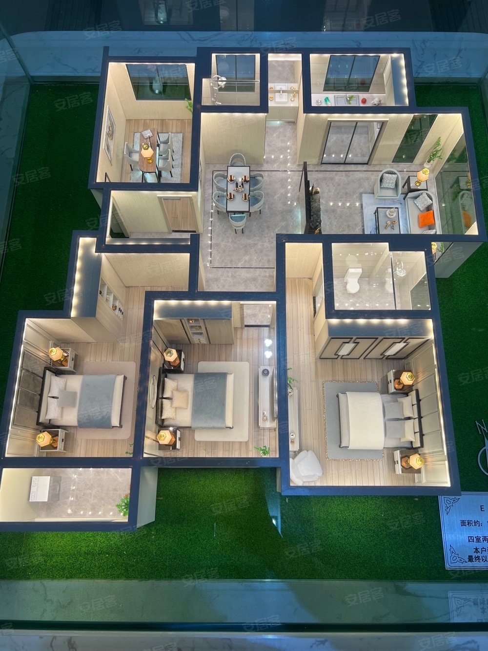 宏城瑞锦园3室2厅2卫110㎡南72万