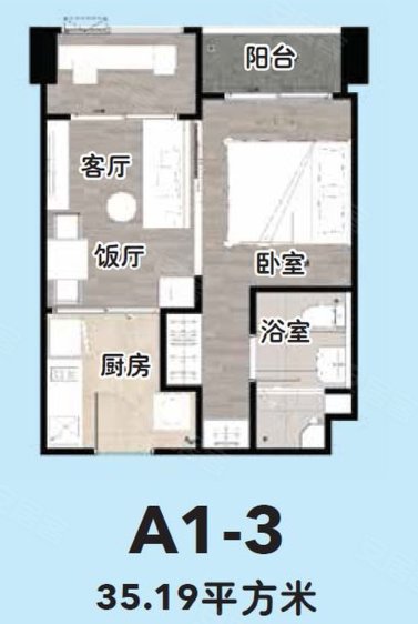 泰国曼谷约¥56～60万素坤逸圃丰庭Niche Mono Puchao~一居室地铁房新房公寓图片
