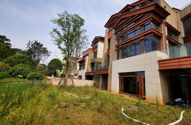 麓山国际社区黑玺庄园式独栋 临湖心带超大花园带游泳池四车位