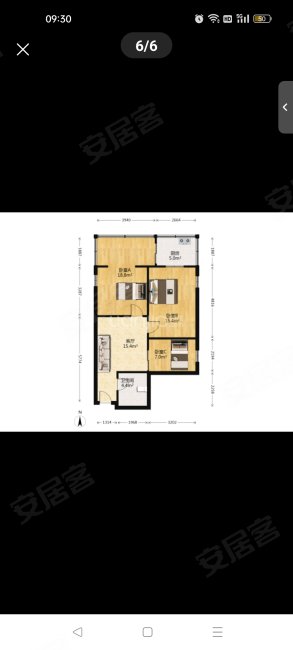 省二建小区(师范街)3室1厅1卫81㎡东北68万