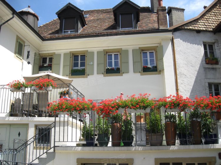 瑞士约¥1089万18 世纪豪宅中美丽的三重公寓二手房公寓图片