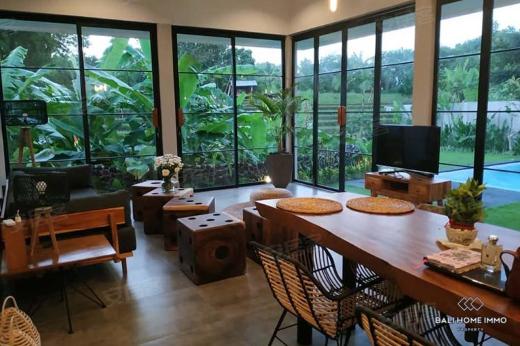 印度尼西亚约¥262万3 卧室别墅与稻田景观出售租赁在佩雷南 - BHI1227二手房独栋别墅图片