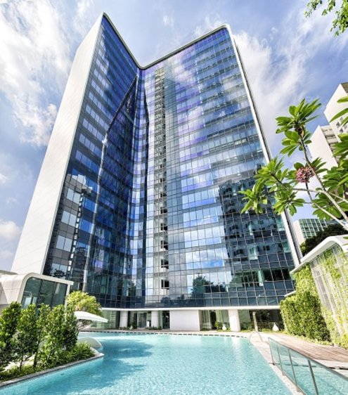 新加坡邮区乌节路 里巴巴利约¥3159万居住在新加坡购物区乌节路旁【Alba】新房公寓图片